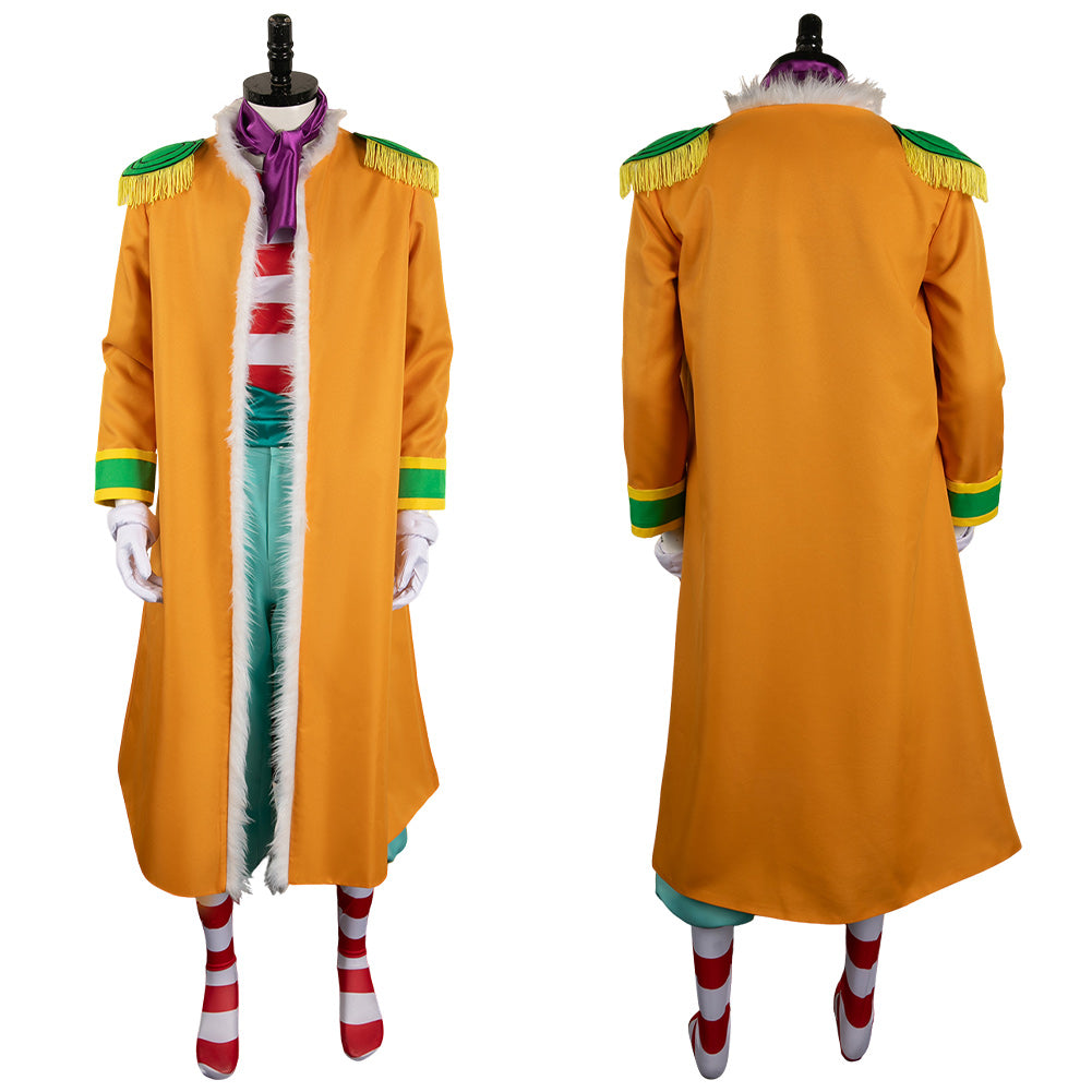 Buggy One Piece Serie Cosplay Kostüm Outfits 