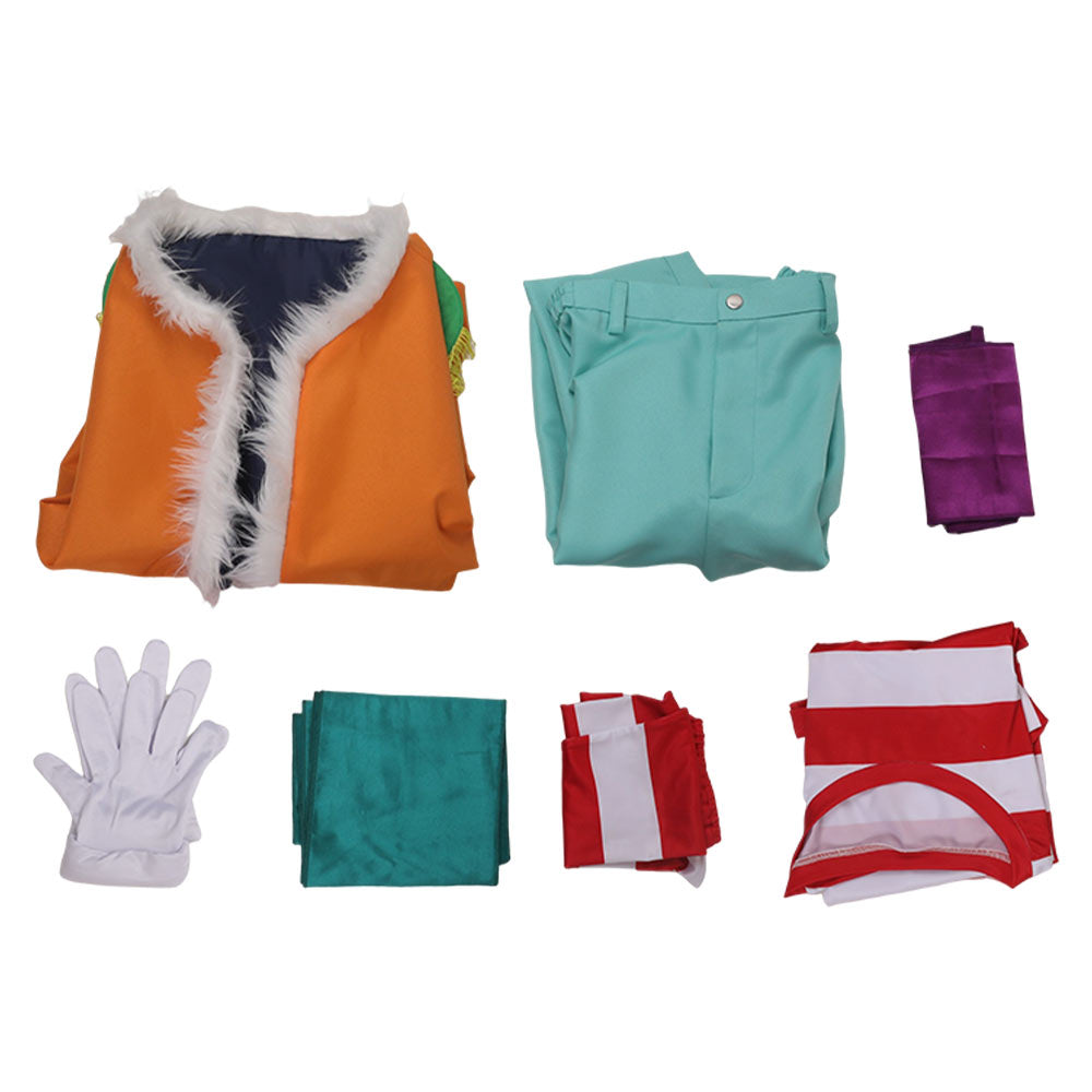 Buggy One Piece Serie Cosplay Kostüm Outfits 