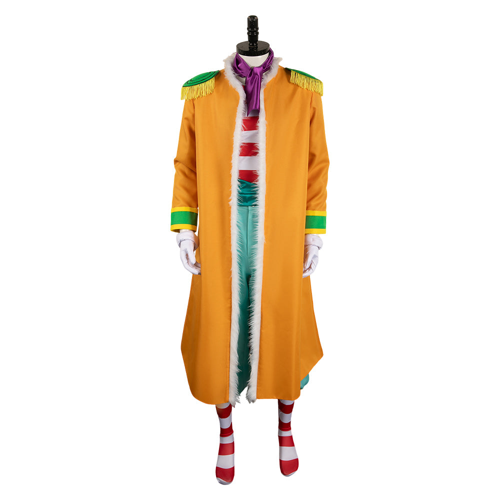 Buggy One Piece Serie Cosplay Kostüm Outfits 