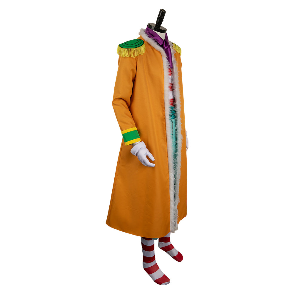Buggy One Piece Serie Cosplay Kostüm Outfits 