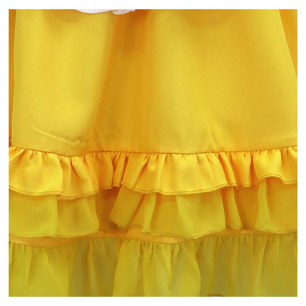 Chica geld Kleid Five Nights at Freddy's Chica Cosplay Outfit
