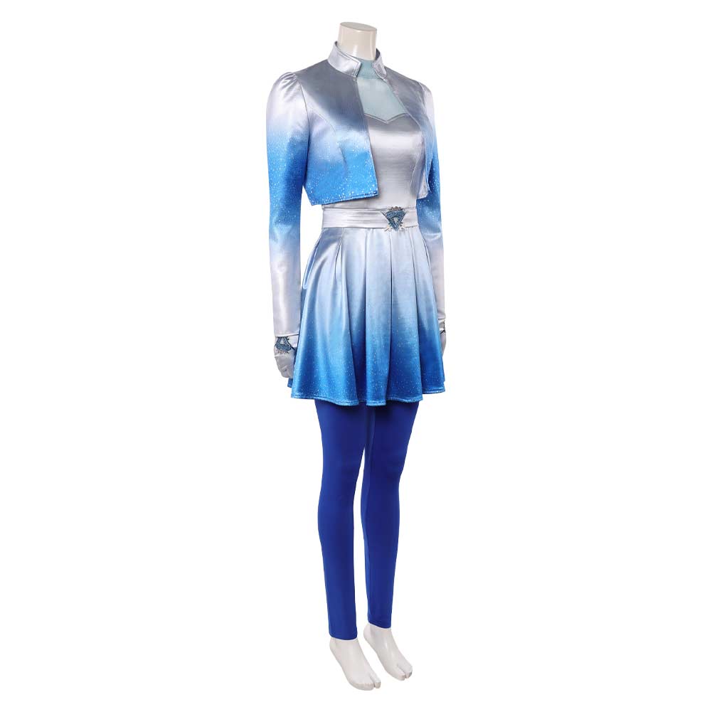 Chloe Charming blau Kostüm Set Descendants: Wicked Wonderland 2026 Chloe Cosplay Outfit
