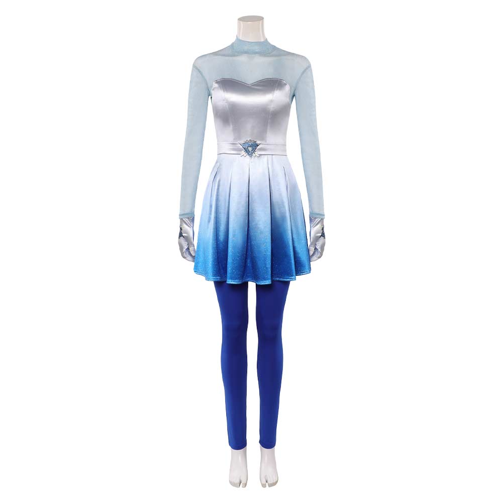 Chloe Charming blau Kostüm Set Descendants: Wicked Wonderland 2026 Chloe Cosplay Outfit