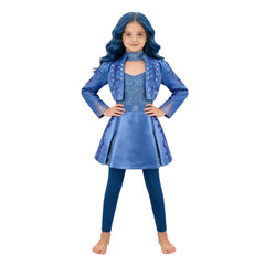 Chloe Charming Mädchen Kostüm Set Kleid Descendants: Wicked Wonderland Chloe Cosplay Outfit