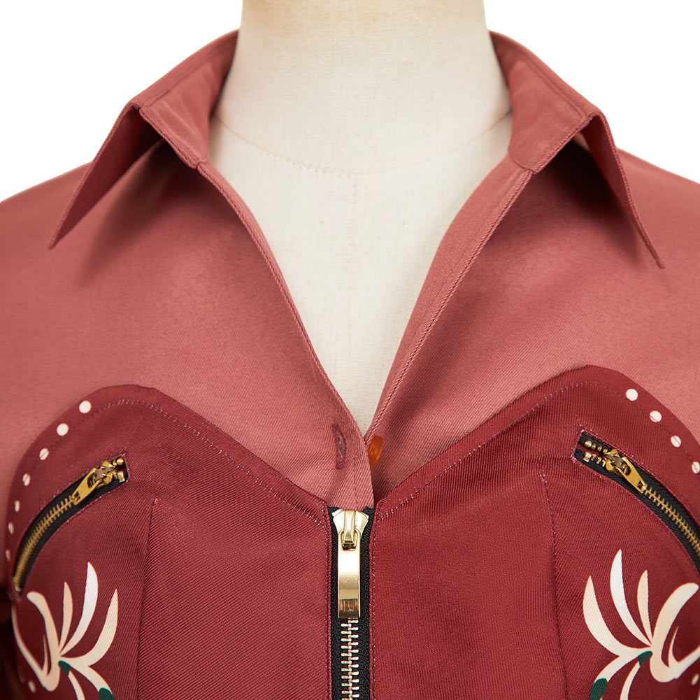 Claire Redfield rot Kostüm Resident Evil Requiem Claire Cosplay Outfits