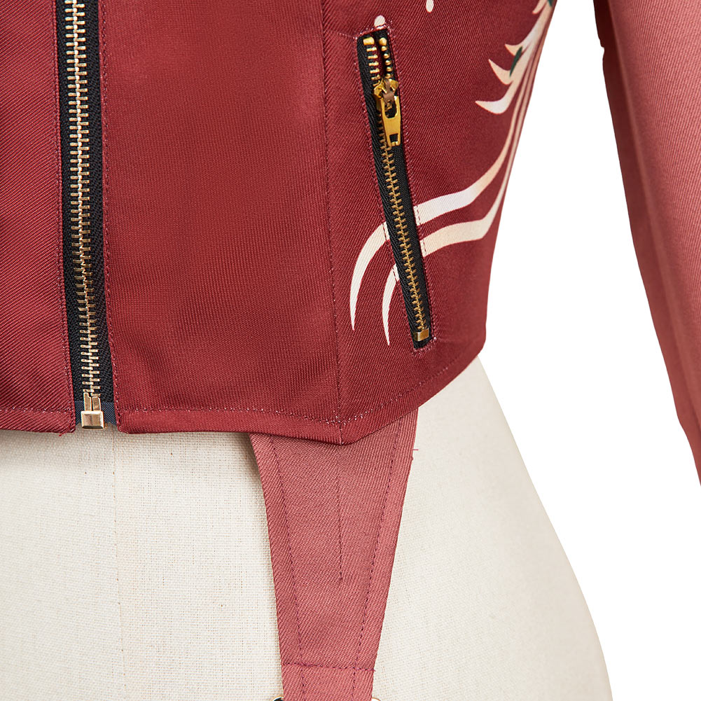 Claire Redfield rot Kostüm Resident Evil Requiem Claire Cosplay Outfits