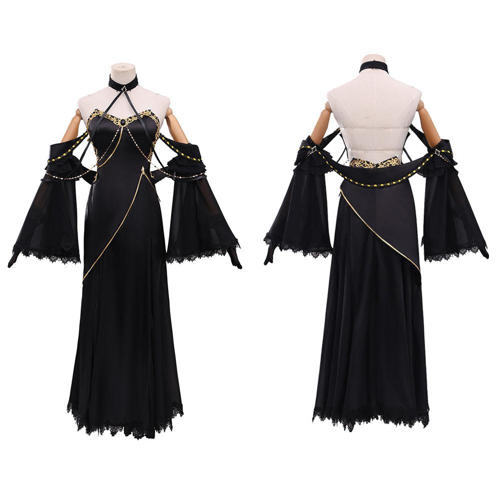 Code Geass C.C. schwarz Kleid Cosplay Outfit