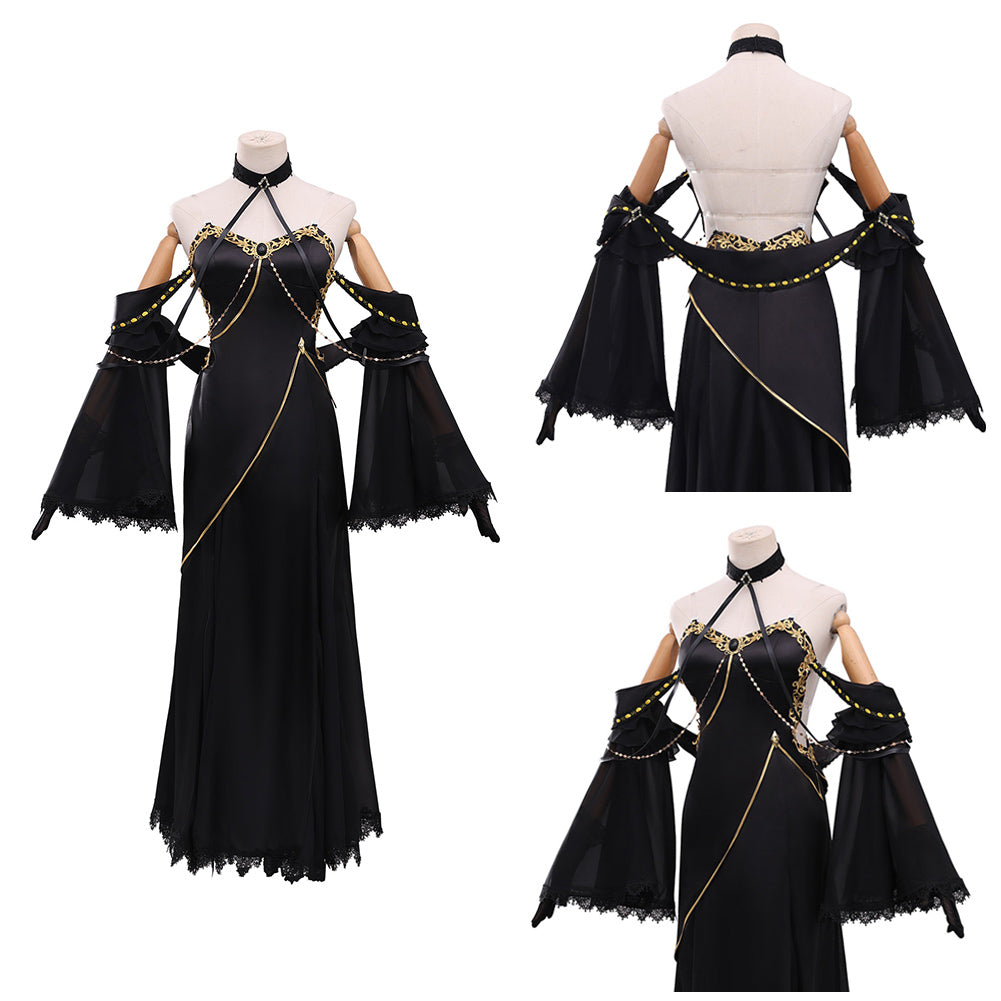 Code Geass C.C. schwarz Kleid Cosplay Outfit