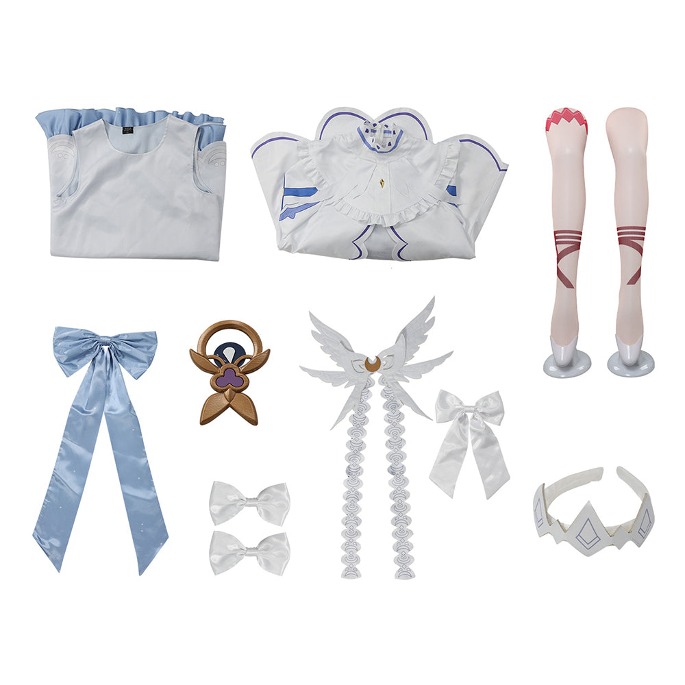 Columbina Kostüm Set Genshin Impact Columbina Cosplay Outfit