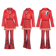 D​escendants: Wicked Wonderland Red Kostüm Set Red Cosplay Outfit