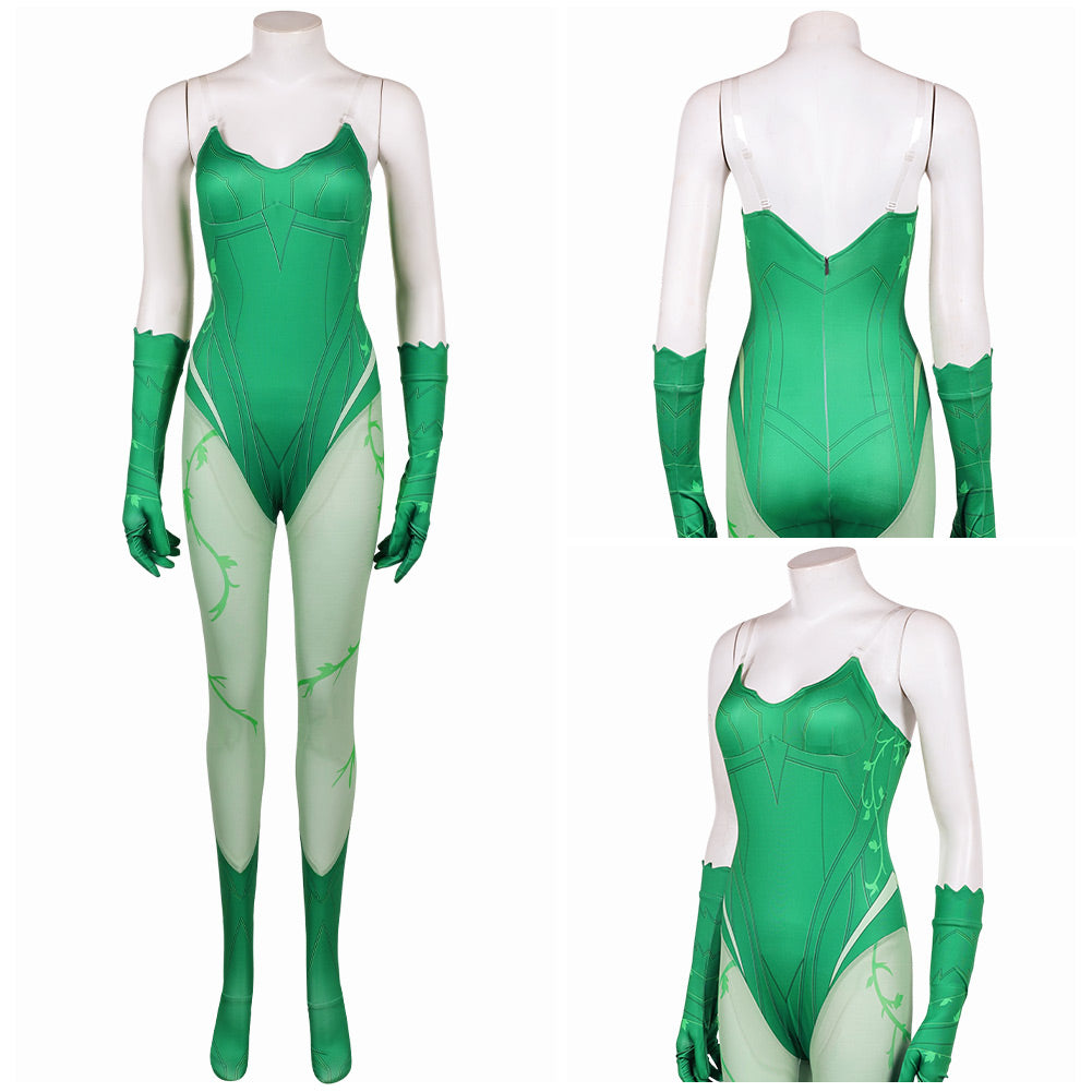 Dark Legion Poison Ivy Jumpsuit Kostüm Set Cosplay Outfits