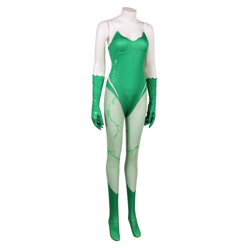 Dark Legion Poison Ivy Jumpsuit Kostüm Set Cosplay Outfits