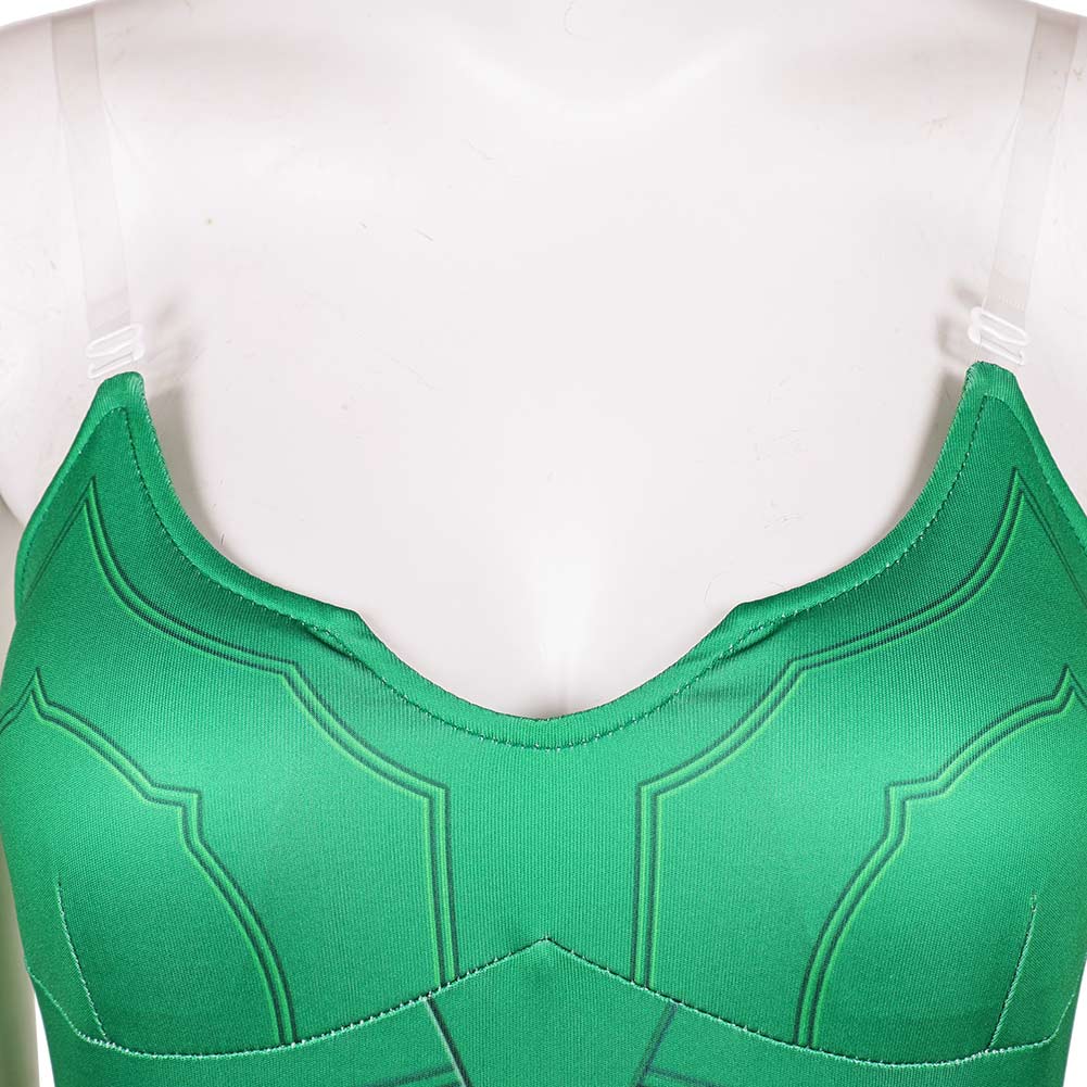 Dark Legion Poison Ivy Jumpsuit Kostüm Set Cosplay Outfits
