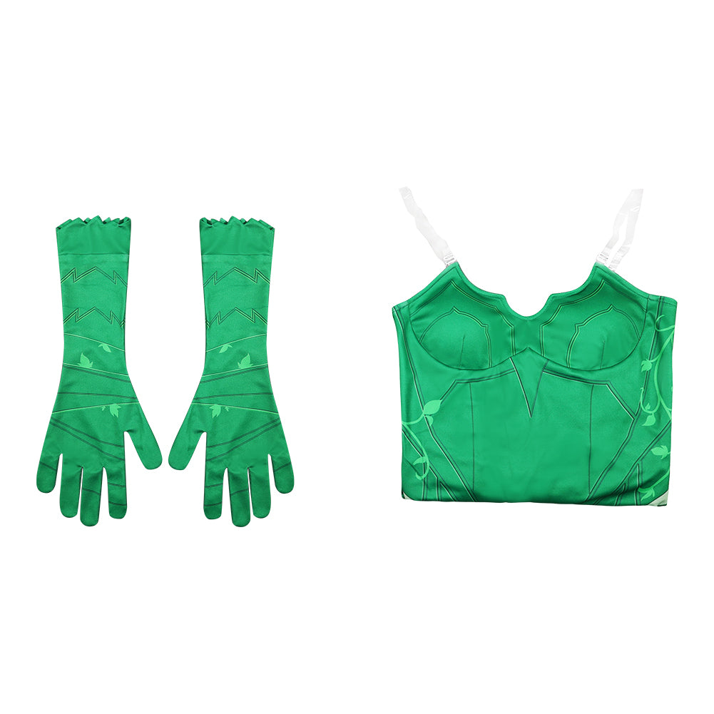 Dark Legion Poison Ivy Jumpsuit Kostüm Set Cosplay Outfits