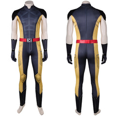 Deadpool & Wolverine Wolverine schwarz gelb Jumpsuit Cosplay Kostüm