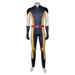 Deadpool & Wolverine Wolverine schwarz gelb Jumpsuit Cosplay Kostüm