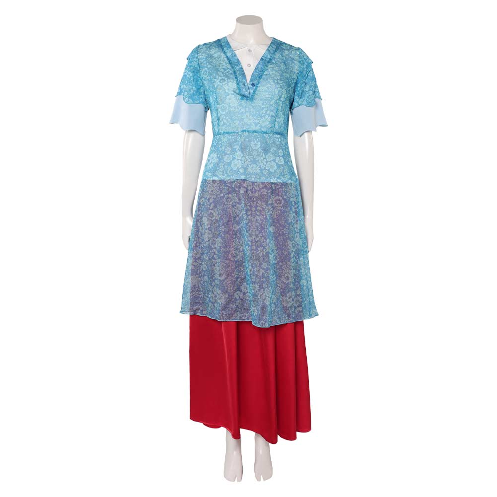 Die kleine Hexe Damen Kostüm Set The Little Witch Kleine Hexe Cosplay Outfits