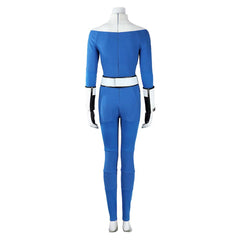 Die Unsichtbare (Susan Storm) blau Jumpsuit Richards Cosplay Outfits