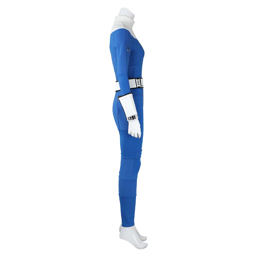 Die Unsichtbare (Susan Storm) blau Jumpsuit Richards Cosplay Outfits