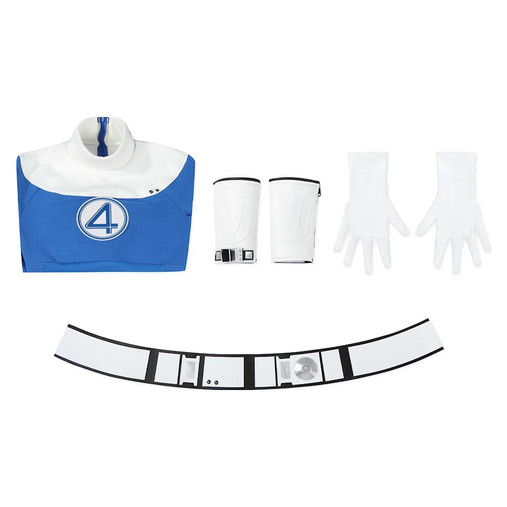 Die Unsichtbare (Susan Storm) blau Jumpsuit Richards Cosplay Outfits