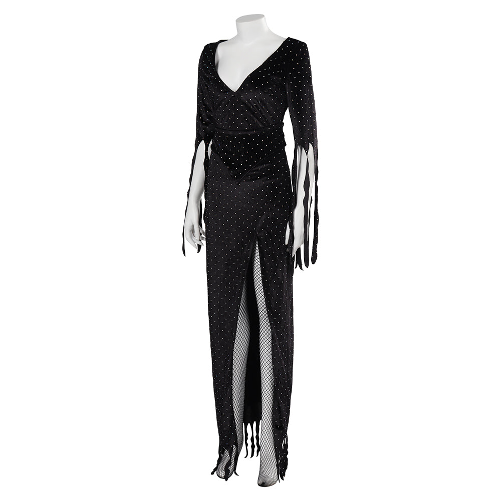 Die Vampira Show Vampira Maila Nurmi schwarz Kleid Cosplay Kostüm