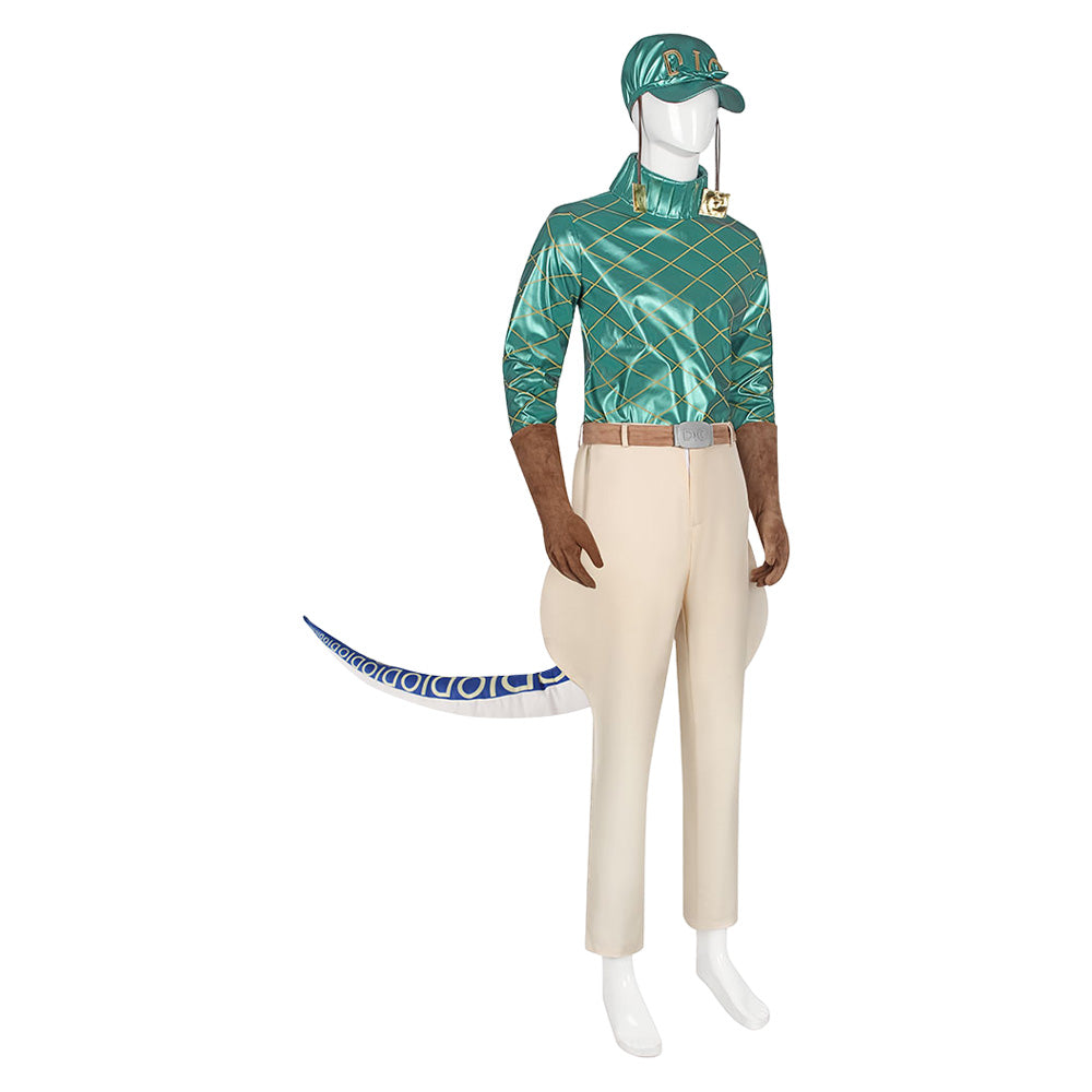 Diego Brando grün Kostüm Set JoJo‘s Bizarre Adventure Diego Cosplay Outfit	
