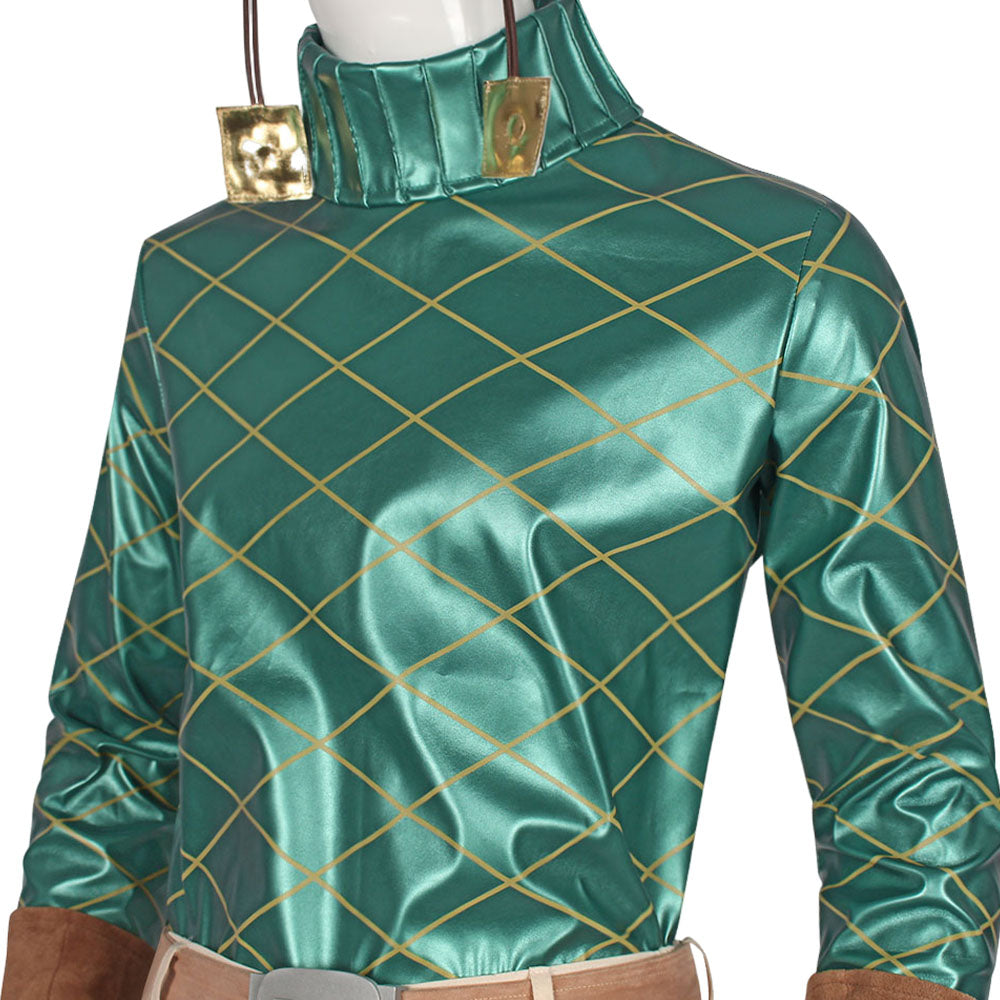 Diego Brando grün Kostüm Set JoJo‘s Bizarre Adventure Diego Cosplay Outfit	
