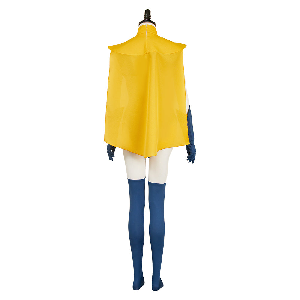 Dispatch Blonde Blazer Jumpsuit Mandy Cosplay Kostüm