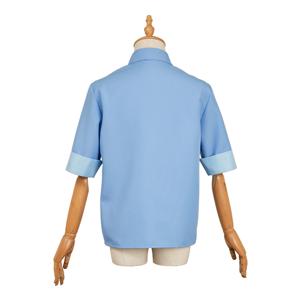 Dispatch Robert Robertson III blau Shirt Cosplay Kostüm