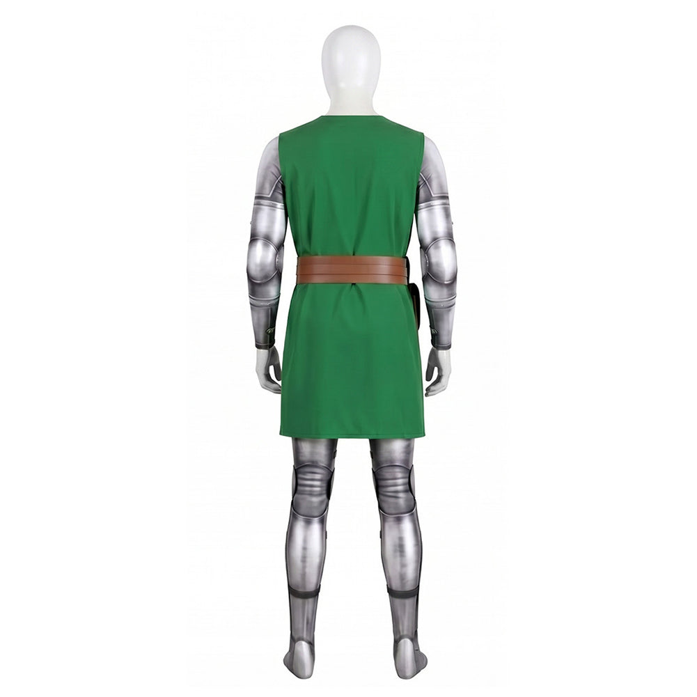 Do​ctor Doom grün Kostüm Set Jumpsuit Avengers: Doomsday Doctor Doom Cosplay Outfit