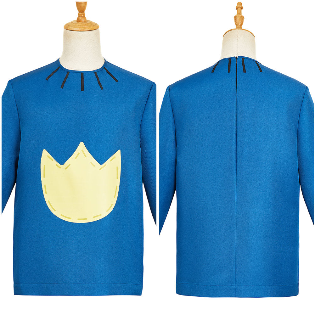 Dog Man unisex blau T-Shirt Cosplay Outfits 