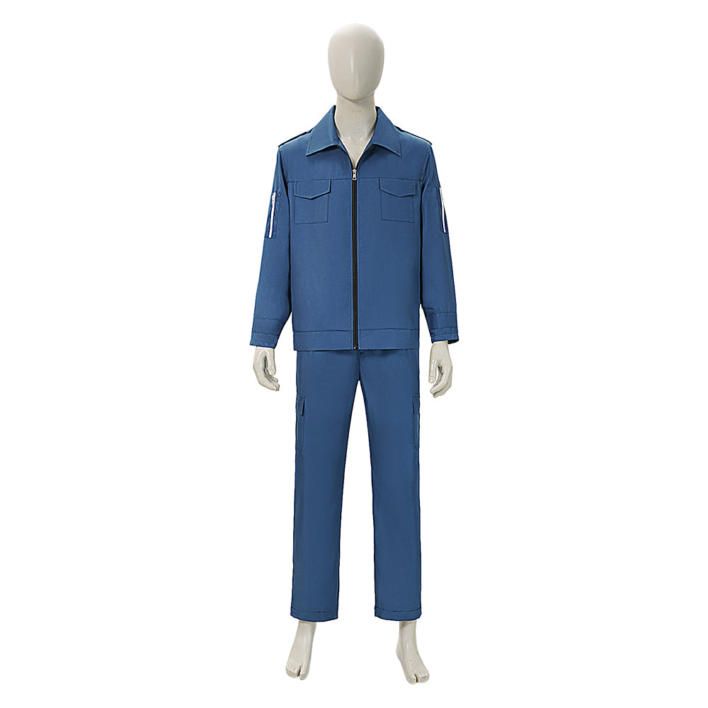 Doomsday Professor X blau Outfit Professor Charles Xavier Cosplay Kostüm