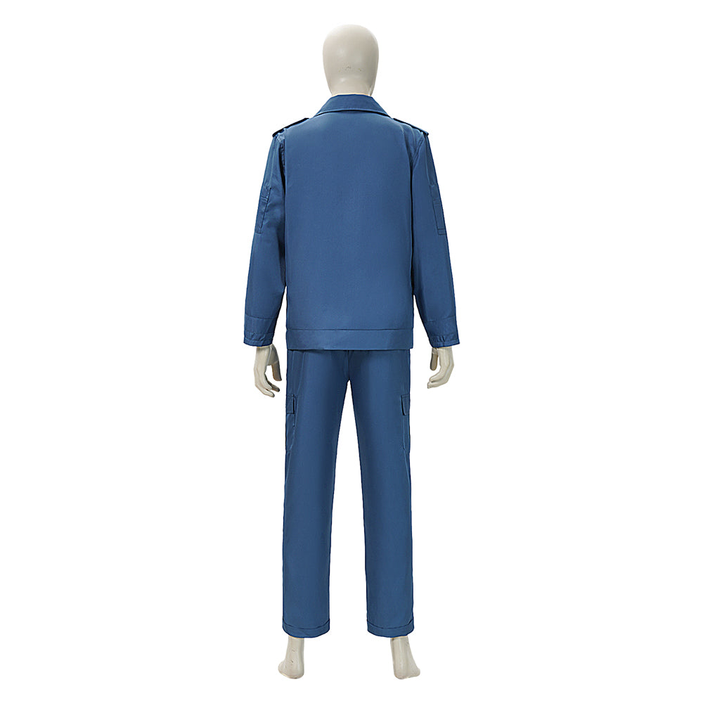 Doomsday Professor X blau Outfit Professor Charles Xavier Cosplay Kostüm