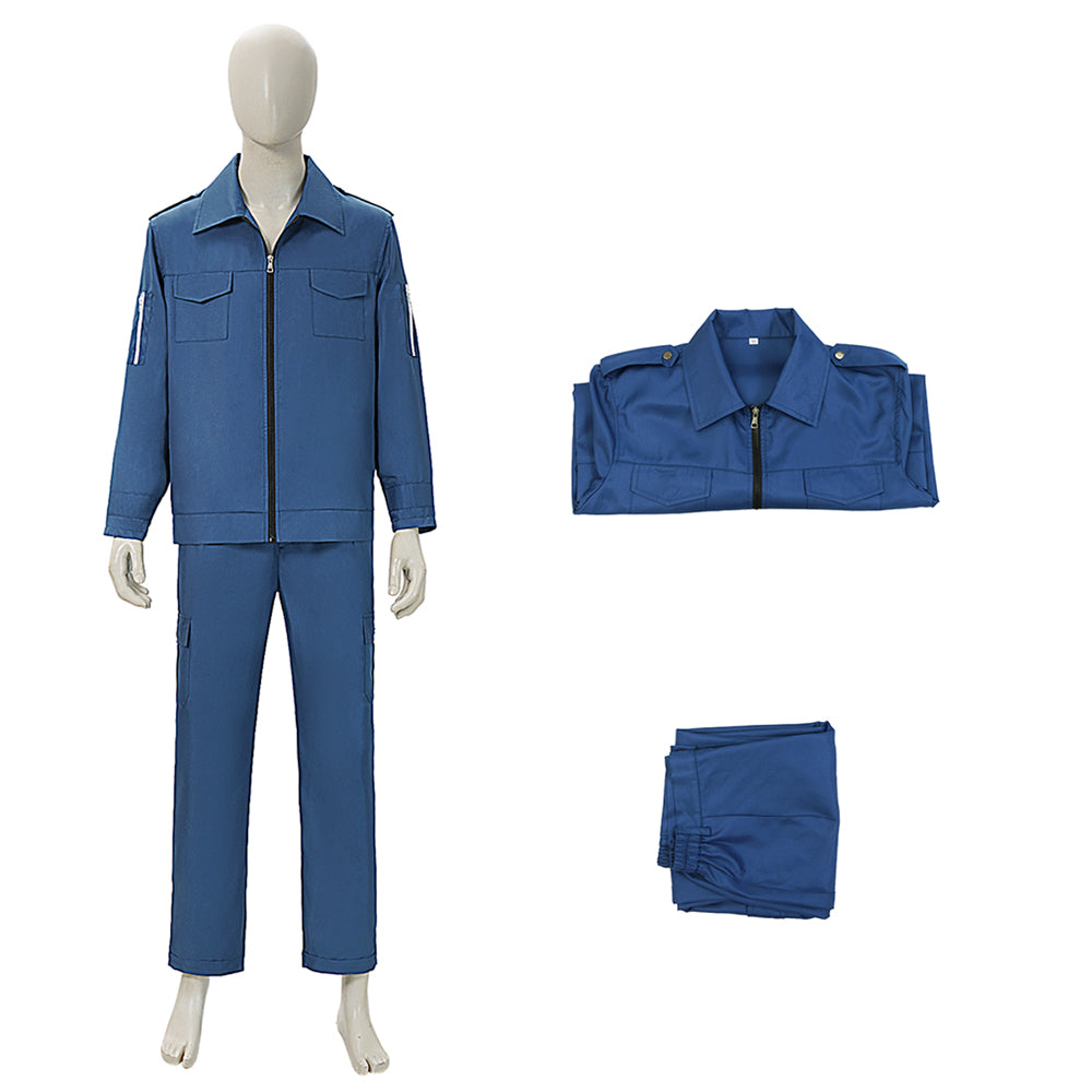 Doomsday Professor X blau Outfit Professor Charles Xavier Cosplay Kostüm