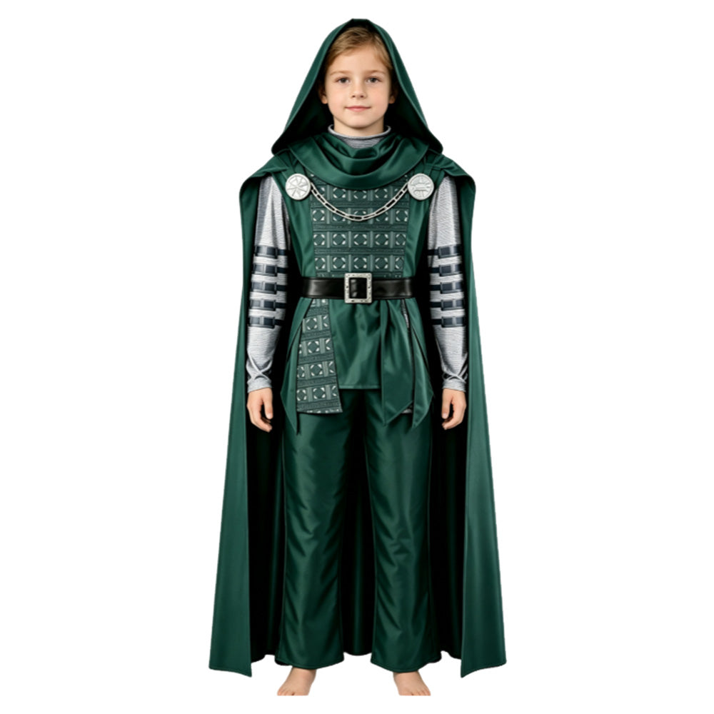 Dr. Doom Jungen Kostüm Set Avengers: Doomsday Dr. Doom Cosplay Outfit  