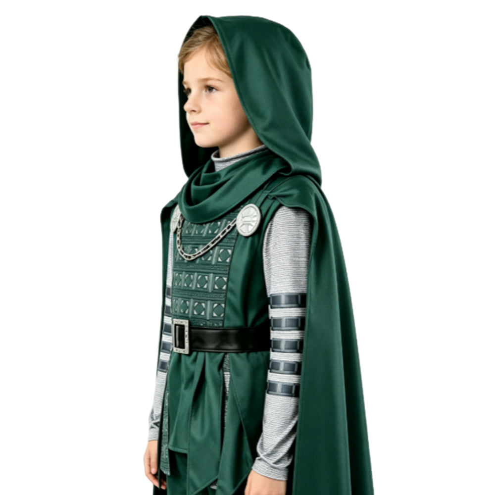 Dr. Doom Jungen Kostüm Set Avengers: Doomsday Dr. Doom Cosplay Outfit  