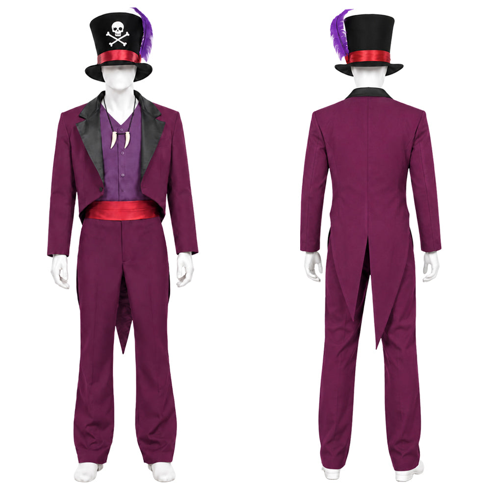 Dr. Facilier Kostüm Set The Princess and the Frog Dr. Facilier Cosplay Outfit