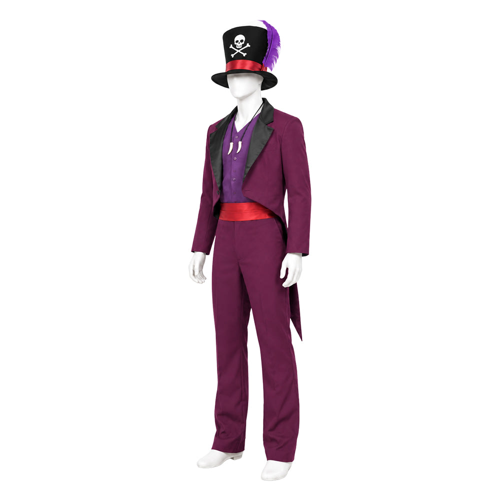 Dr. Facilier Kostüm Set The Princess and the Frog Dr. Facilier Cosplay Outfit