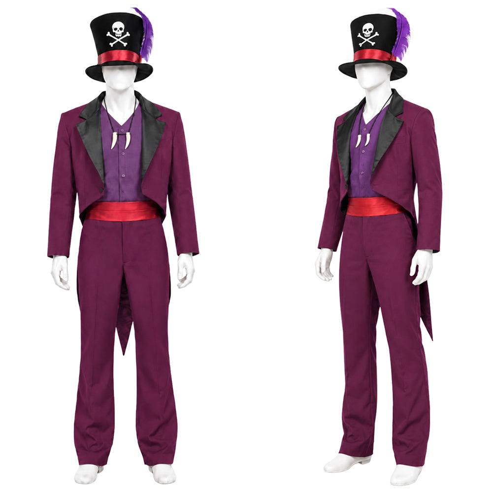 Dr. Facilier Kostüm Set The Princess and the Frog Dr. Facilier Cosplay Outfit