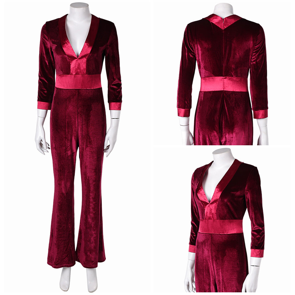 Drop – Tödliches Date Violet rot Jumpsuit Violet Cosplay Outfits