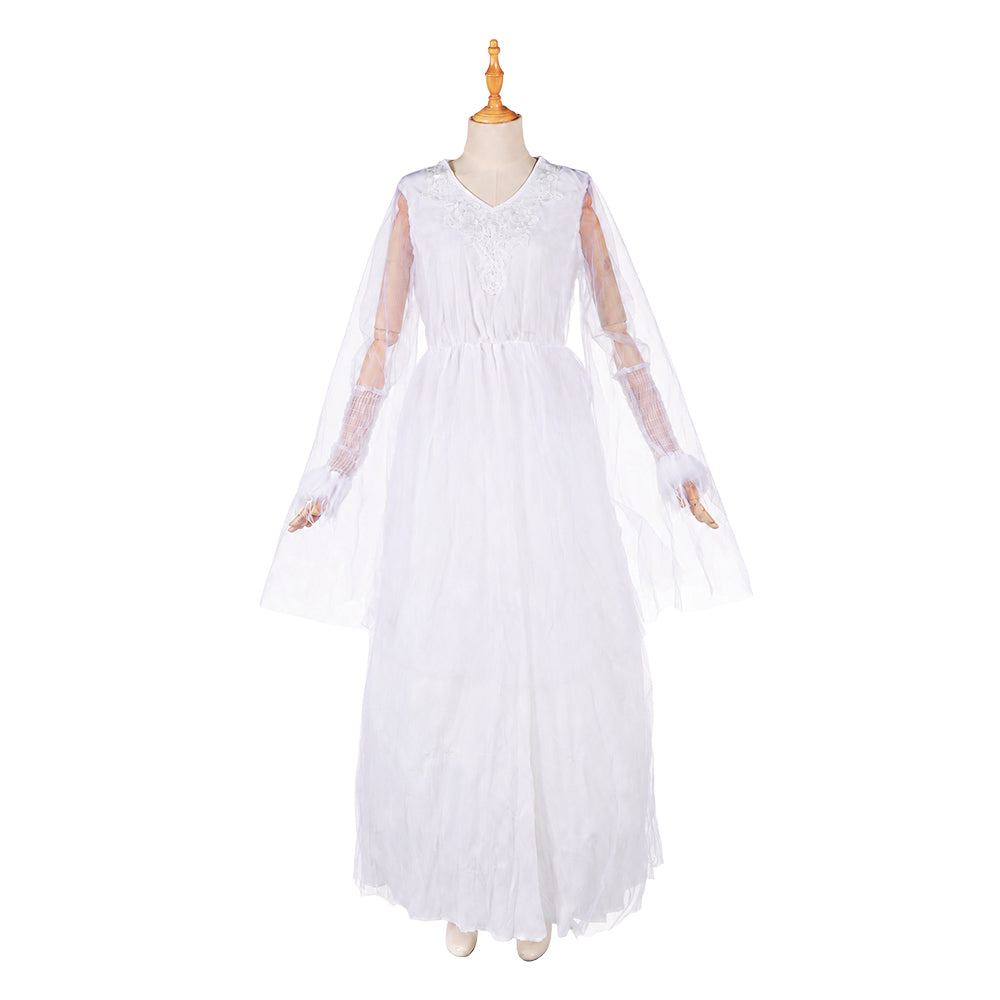 Ebenezer (2026) Ghost of Christmas Past weiß Kleid Cosplay Outfit