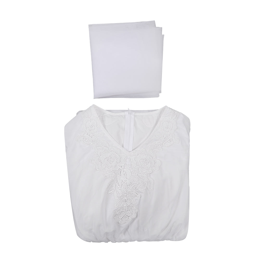 Ebenezer (2026) Ghost of Christmas Past weiß Kleid Cosplay Outfit