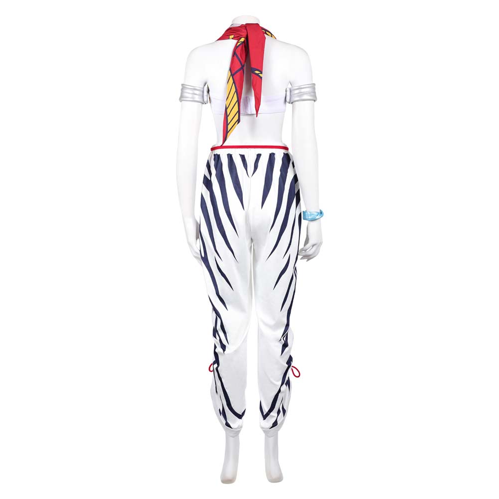 Elena Street Fighter 6 Kostüm Set Elena Cosplay Outfits