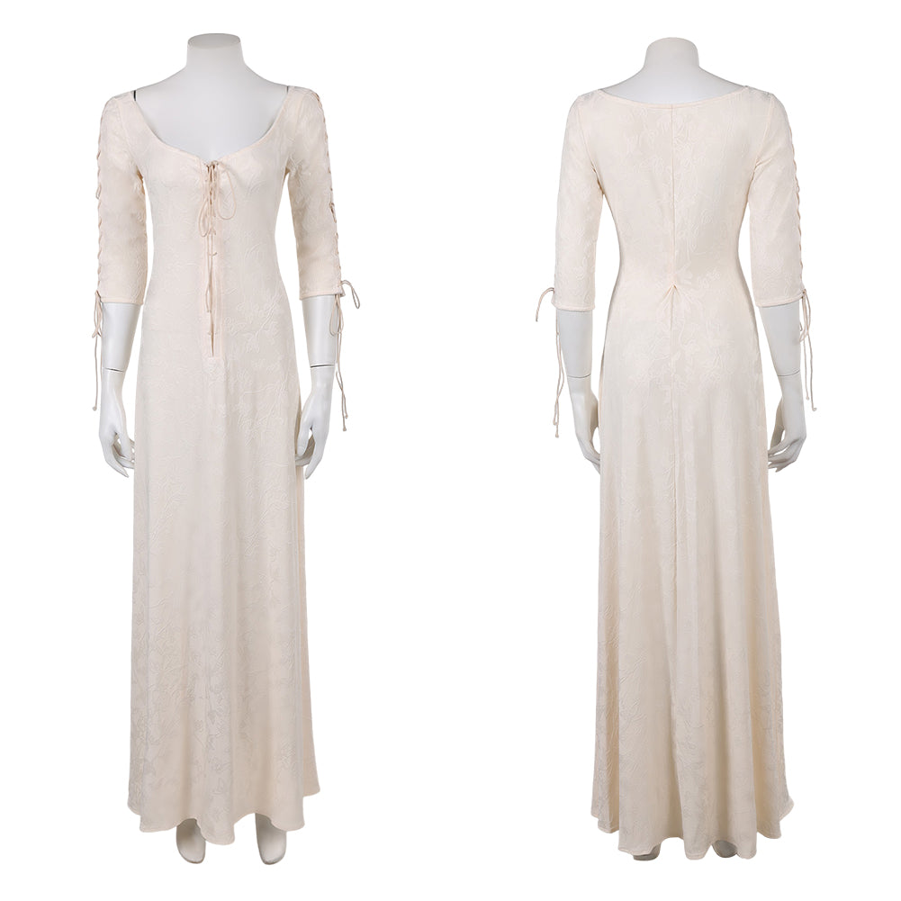Elizabeth Swann weiß Kleid Pirates of the Caribbean 6 Elizabeth Cosplay Outfit