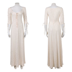 Elizabeth Swann weiß Kleid Pirates of the Caribbean 6 Elizabeth Cosplay Outfit