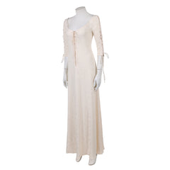 Elizabeth Swann weiß Kleid Pirates of the Caribbean 6 Elizabeth Cosplay Outfit