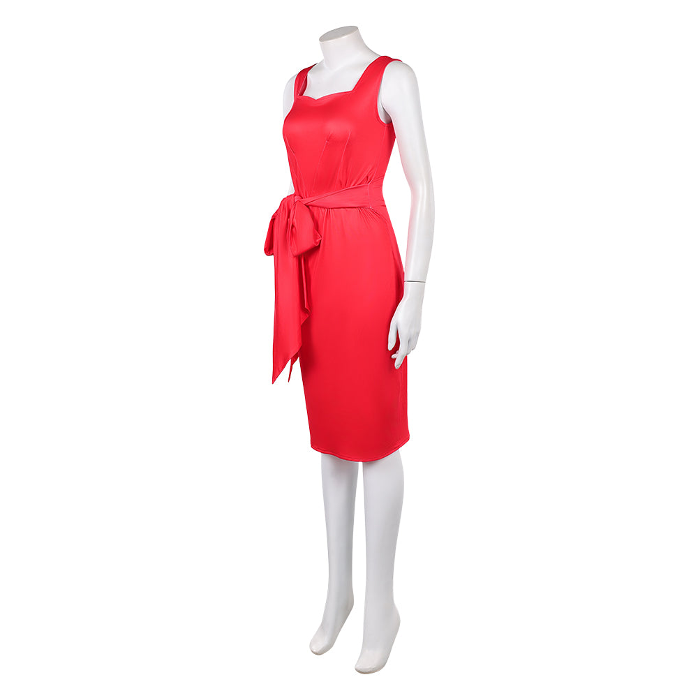 Emily Blunt rot Kleid Disclosure Day – Der Tag der Wahrheit Emily Cosplay Outfit