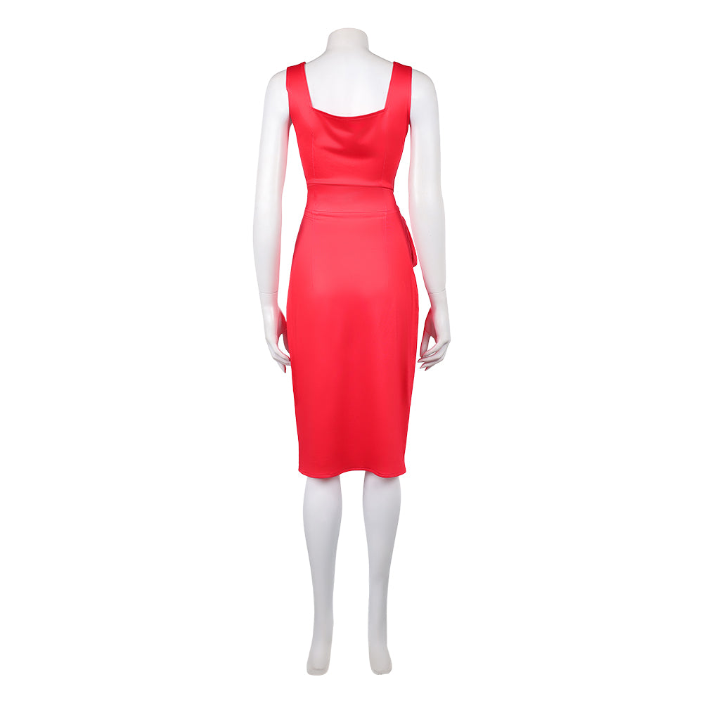 Emily Blunt rot Kleid Disclosure Day – Der Tag der Wahrheit Emily Cosplay Outfit