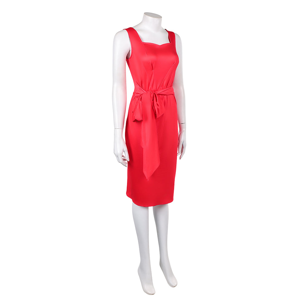 Emily Blunt rot Kleid Disclosure Day – Der Tag der Wahrheit Emily Cosplay Outfit