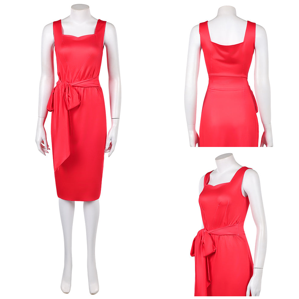 Emily Blunt rot Kleid Disclosure Day – Der Tag der Wahrheit Emily Cosplay Outfit